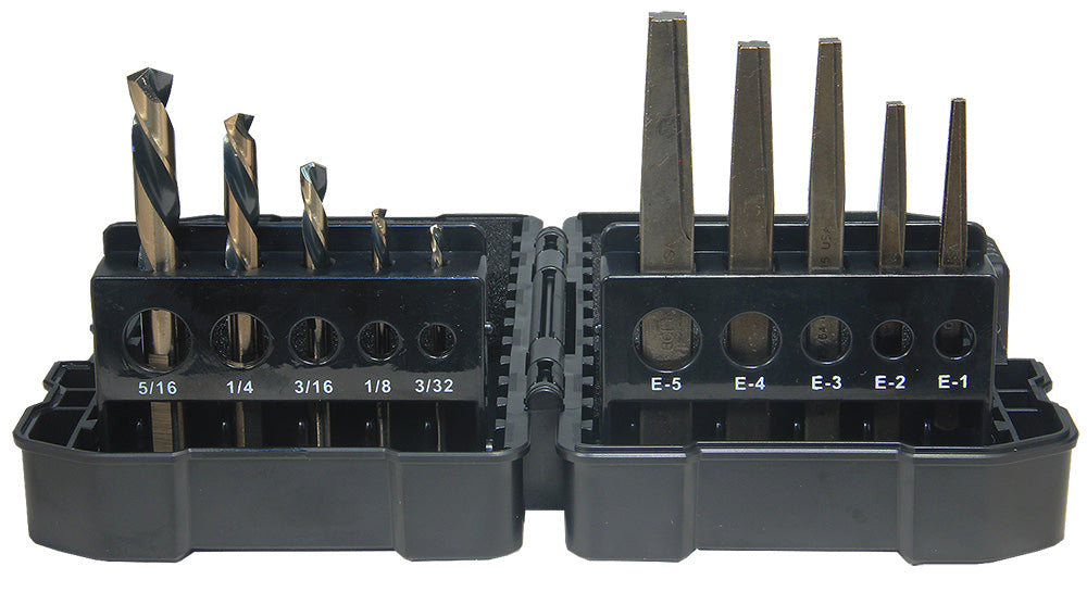 10PC Left-hand Screw with Square Extractors