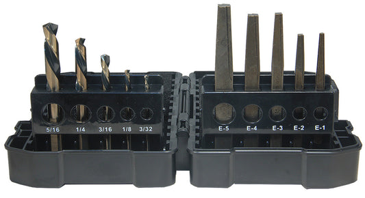 10PC Left-hand Screw with Square Extractors