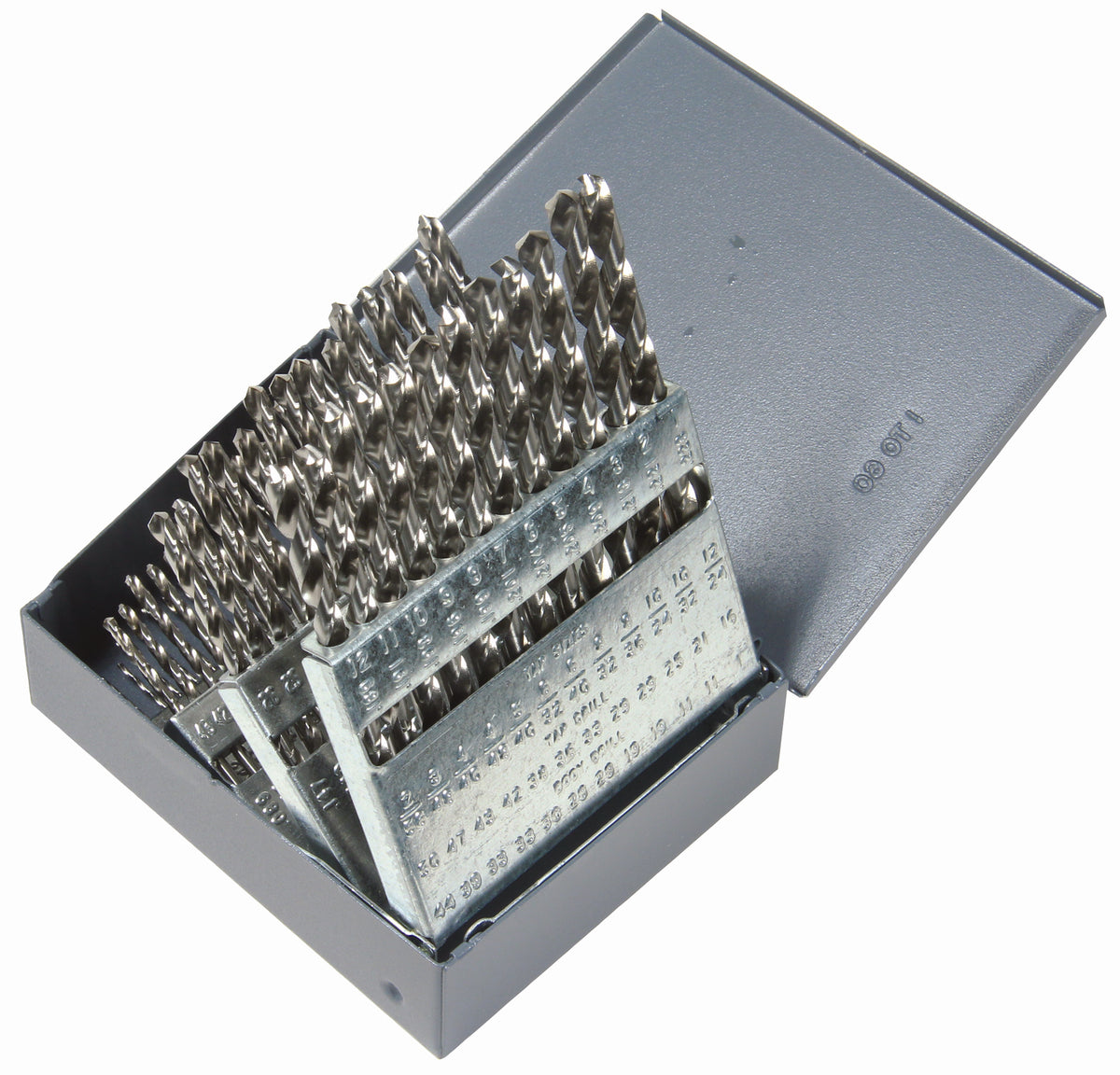 60PC Aluminum Drill Set - Number