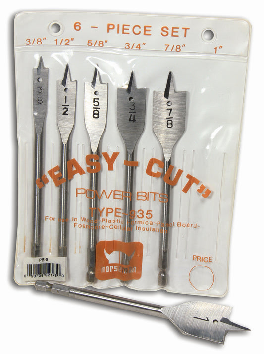 6PC Spade Bit Set