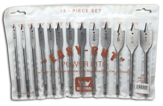 13PC Spade Bit Set